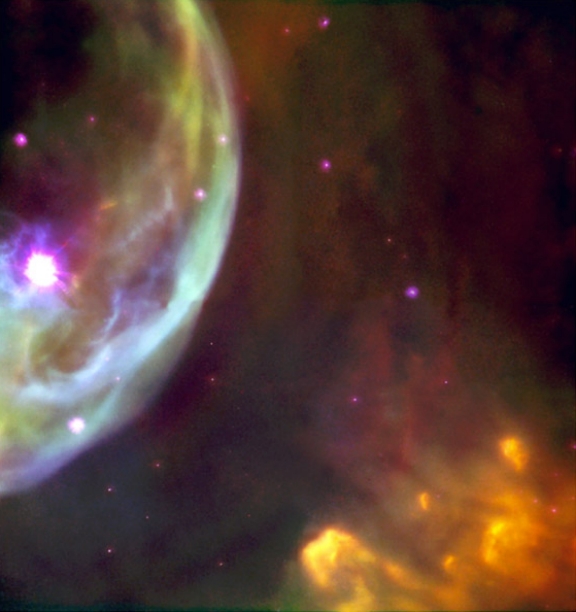 NGC7635 (Bubble Nebula), Hubble Space Telescope image