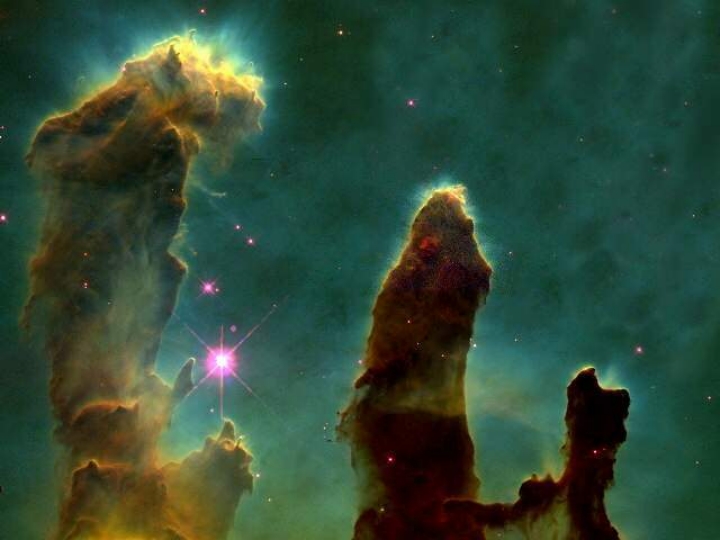 Eagle Nebula (Messier Object 16), Hubble Space Telescope image, 2 November 1995