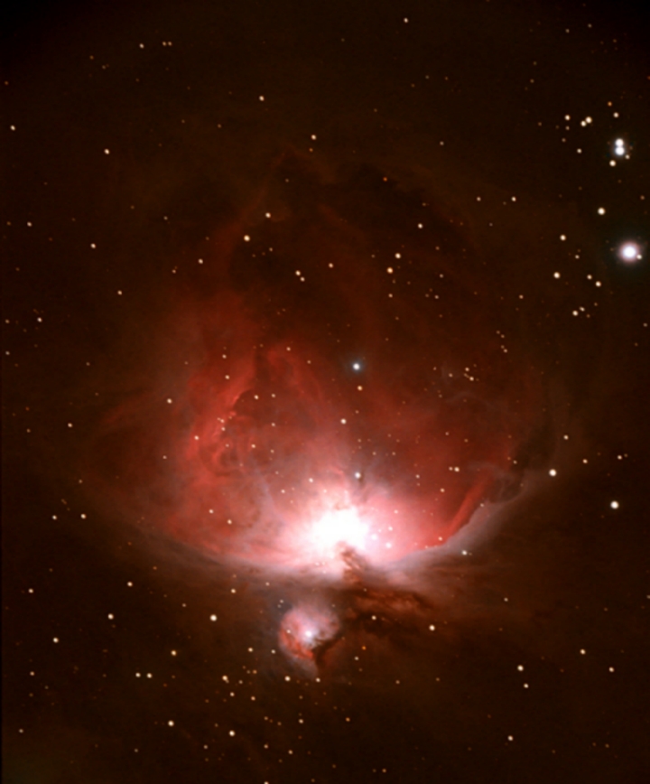 M42, ground based telescope